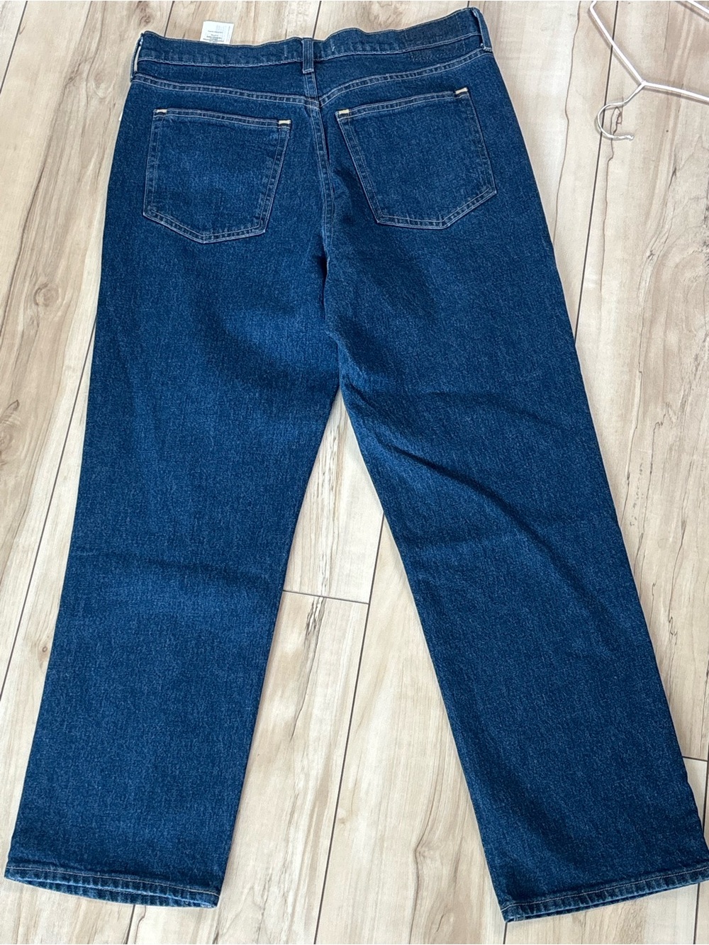 Abercrombie & Fitch Dark Blue Straight-Leg Women's Jeans